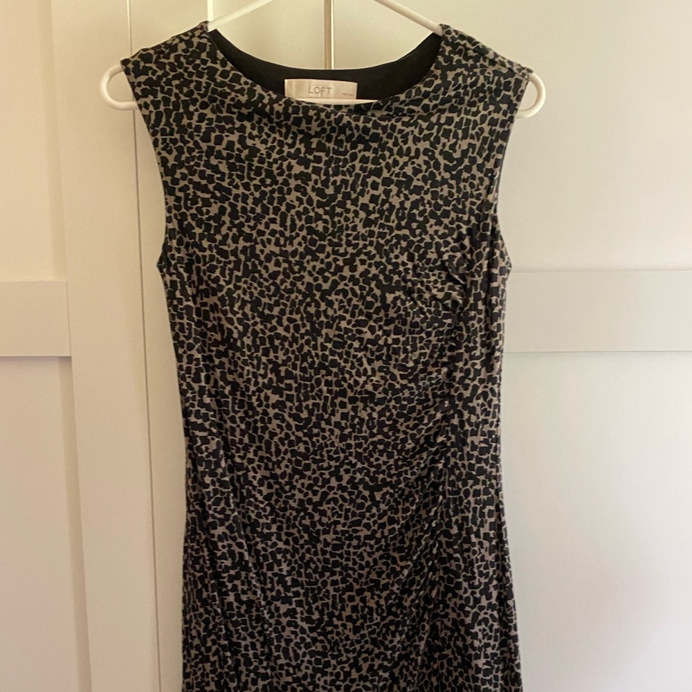 Cute Loft Cheetah Print Mini Dress